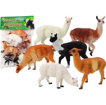 Sada Alpaky Lamy Farma Sada Figurek 6 ks Mix