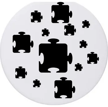 Podtácek Keramické podložky pod hrnek x4 PUZZLE ZAJÍMAVÝ VZOR