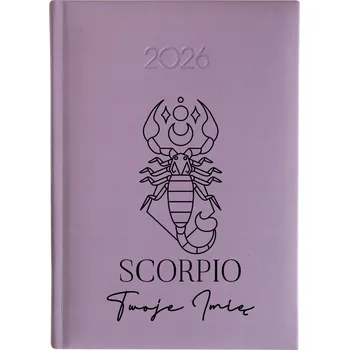 Kalendář Knižní kalendář 2026 A5 FunnyCase fialový