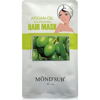 Vlasová regenerace MOND’SUB – Vyživující maska na vlasy s arganovým olejem – lesk, hebkost