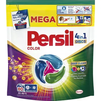 Kapsle na praní Kapsle na praní Persil Deep Clean Discs 4v1 Color 60 praní