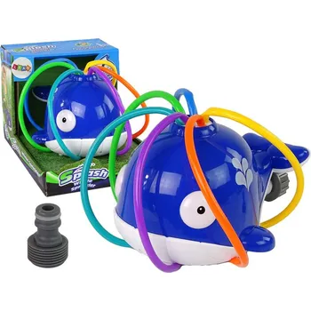 Hračka pro nejmenší Velryba Vodní fontána Modrá Zahrada