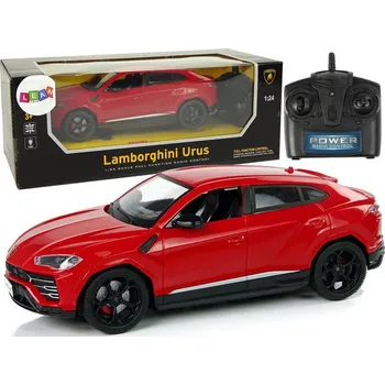 RC model auta Auto R/C 1:24 Lamborghini Urus Červený 2.4 G Světla