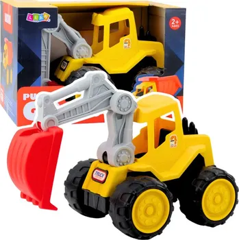 Hračka na písek Dětský zahradní bagr nakladač na písek žlutý