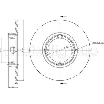 Brzdový kotouč Brzdový kotouč CIFAM (800-756)