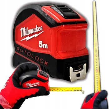 metr Svinovací metr 5 m MILWAUKEE Automatická aretace, odolný