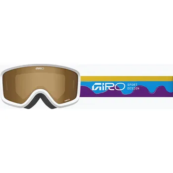 Dětské lyžařské brýle Giro Chico 2.0 Jr purple waves/amber rose