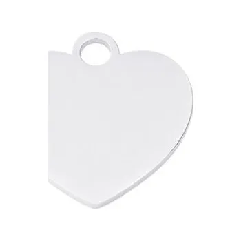 Vojenské psí známky Ocelová psí známka srdce