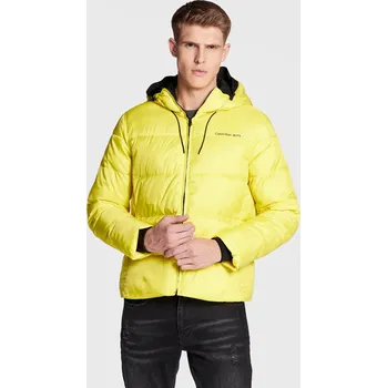 Pánská větrovka Calvin Klein pánská neonově žlutá bunda 20008640-1861907