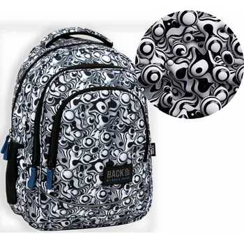 Školní batoh Vícekomorový Školní batoh Back Up bílá, černá, vícebarevná 26 l