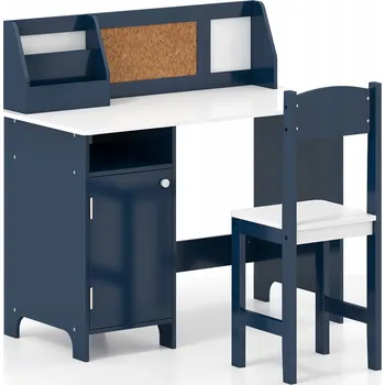 Psací stůl Psací stůl Costway 45 x 90 x 85,5 cm modrý