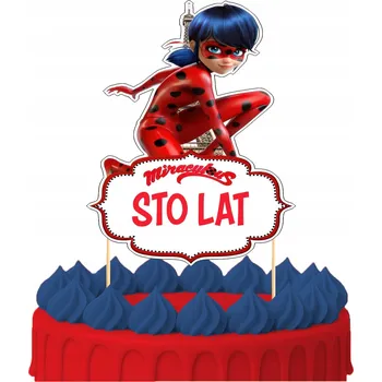 Obraz ZÁPICH DO DORTU Narozeninový Sto let MIRACULUM BERUŠKA POSTAVY TOPPERY #9