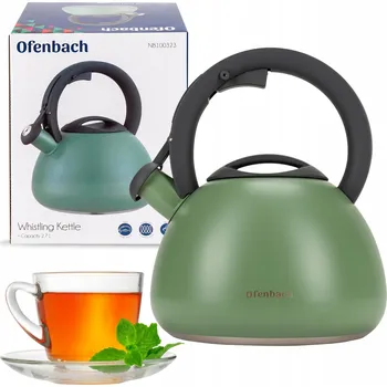 Varná konvice Tradiční ocelová Konvice Ofenbach 2,7 l zelená