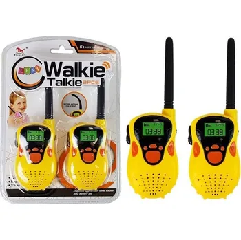 Vysílačka Vysílačky Walkie Talkie Dosah 100 m Žluté Pro Děti