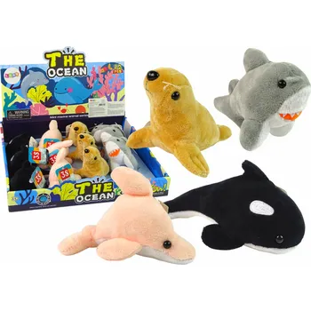 Hračka Mini Plyšák Mořská Zvířata 4 Modely