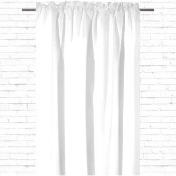 Obraz Bílá - Závěs 265 cm dekorační bavlněná 100% BabyMetka