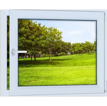 Okno Plastové okno Lorac bílé 1000x800 mm otevíravé/sklopné pravé
