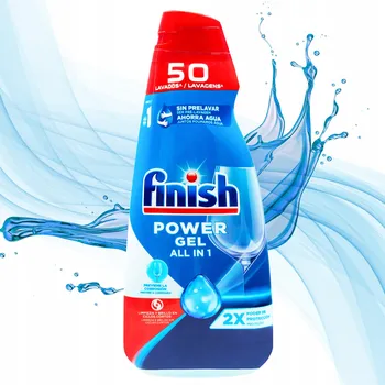 Gel do myčky Finish All in 1 Max Power Gel gel do myčky nádobí, 1 litr 50
