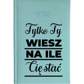 Kalendář Knižkový kalendář 2026 A5 FunnyCase modrý