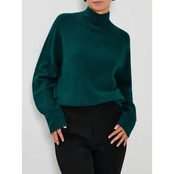 Dámský svetr Sinsay - Svetr se stojáčkem - zelená - 713HK-67M - 713HK-67M-XL