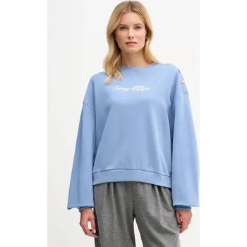 Dámská mikina Bavlněná mikina Tommy Hilfiger WW0WW48783 modrá 50X, vel. XS