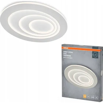 Stropní Svítidlo LED Stropní Svítidlo na omítku 63W 3000K Orbis Spiral Oval Osram