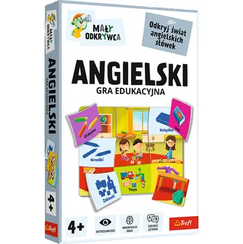 Desková hra Hra pro děti Angličtina Malý objevitel Trefl 02812