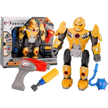 Vrtačka Robot ke skládání Zbraň Vrtačka Šroubovák Světla Zvuk Žlutý