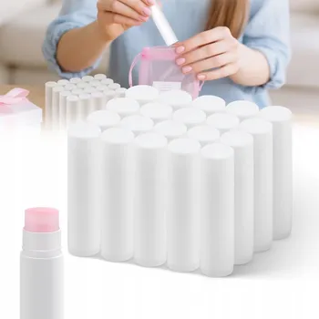 Péče o rty PRÁZDNÉ OBALY NA BALZÁM NA RTY TUŽKY NA RTĚNKU DIY 100 KS