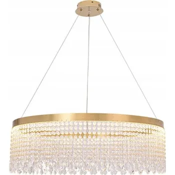 Luvia - LED lustr zlatý 60 cm křišťálový 37W 3000-6000K