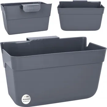 Úložný box Závěsný koš organizér na dveře skříňky, kuchyňský kontejner na slupky a příslušenství