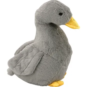 plyšák Plyšová Husa Maskot Šedá Mazlivá Hračka Plyšák Kachna 40cm