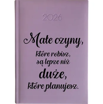 Kalendář Knižní kalendář 2026 A5 FunnyCase fialový