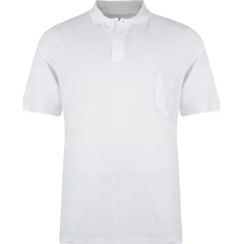 KAM polokošile pánská KBS 501A nadměrná velikost bílá 8XL