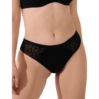 Kalhotky Dámské kalhotky Lisca OPAL 22334 černá černá 38