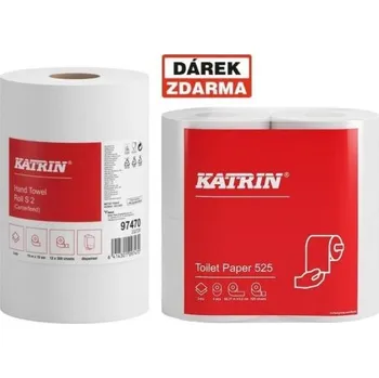 Ručníky pap. Katrin Roll S2 97470, dvouv., role,2x12 ks-Akce