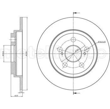 Brzdový kotouč Brzdový kotouč CIFAM (800-1309C)