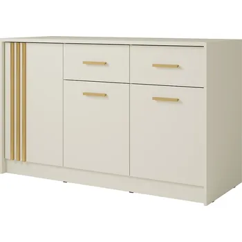 Komoda Komoda CANADA CD-35 | 150 cm | kašmír se zlatými úchyty