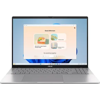 Notebook ASUS Vivobook S 16/S3607VA-RP097W/5-210H/16''/WUXGA/16GB/512GB/Intel int/W11H/Silver/2R S3607VA-RP097W