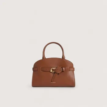 Kabelka COCCINELLE SABINE SMALL KOŽENÁ KABELKA COGNAC SS26