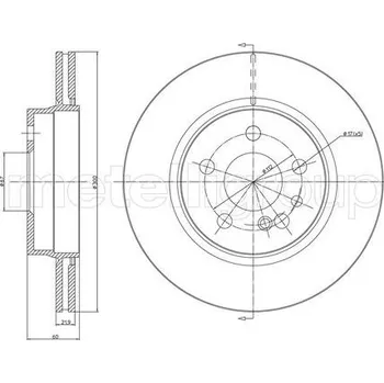 Brzdový kotouč Brzdový kotouč CIFAM (800-521)