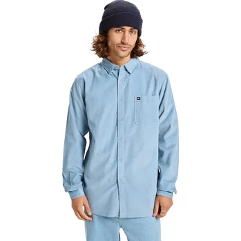 Pánská košile košile Quiksilver Smoke Trail Cord LS - BHL0/Ashley Blue M