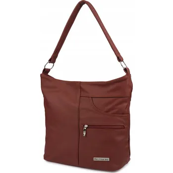 Kabelka Beltimore kabelka z pravé kůže červená