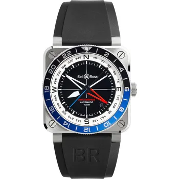 Hodinky Pánské hodinky Instruments Bell &amp; Ross BR0393COMSTSRB