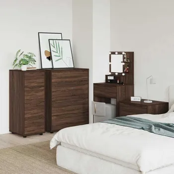 Policová skříň vidaXL Úložná skříňka Hnědý dub 40 x 48 x 105 cm kompozitní dřevo