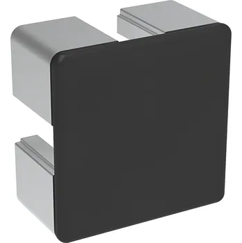 Stavební profil Alusic Záslepka profilu BH 45-10, 45x45, černá