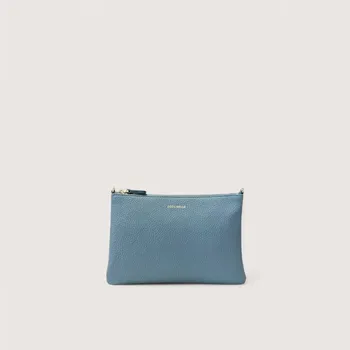 BEST CROSSBODY KOŽENÁ MINI COCCINELLE ARCTIC BLUE AW25
