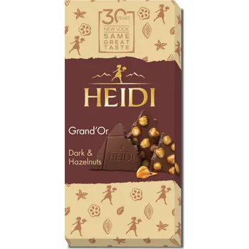 Čokoláda Heidi GrandOr oříšk. čokoláda dark 100g