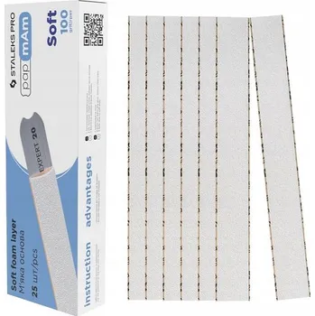 Náhradní Nástavce (měkká podložka) papmAm Staleks EXPERT 20 zrnitost 100 (25