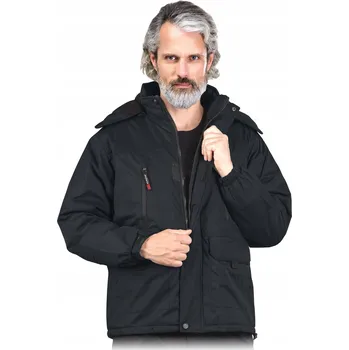 ZATEPLENÁ OCHRANNÁ BUNDA NORWAY B ČERNÁ 3XL